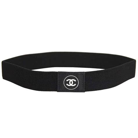 chanel barette|chanel elastic headband.